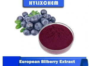 European Bilberry Extract Powder for Supplements by Hylix Chemicals